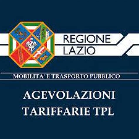 agevolazioni tariffarie regione lazio